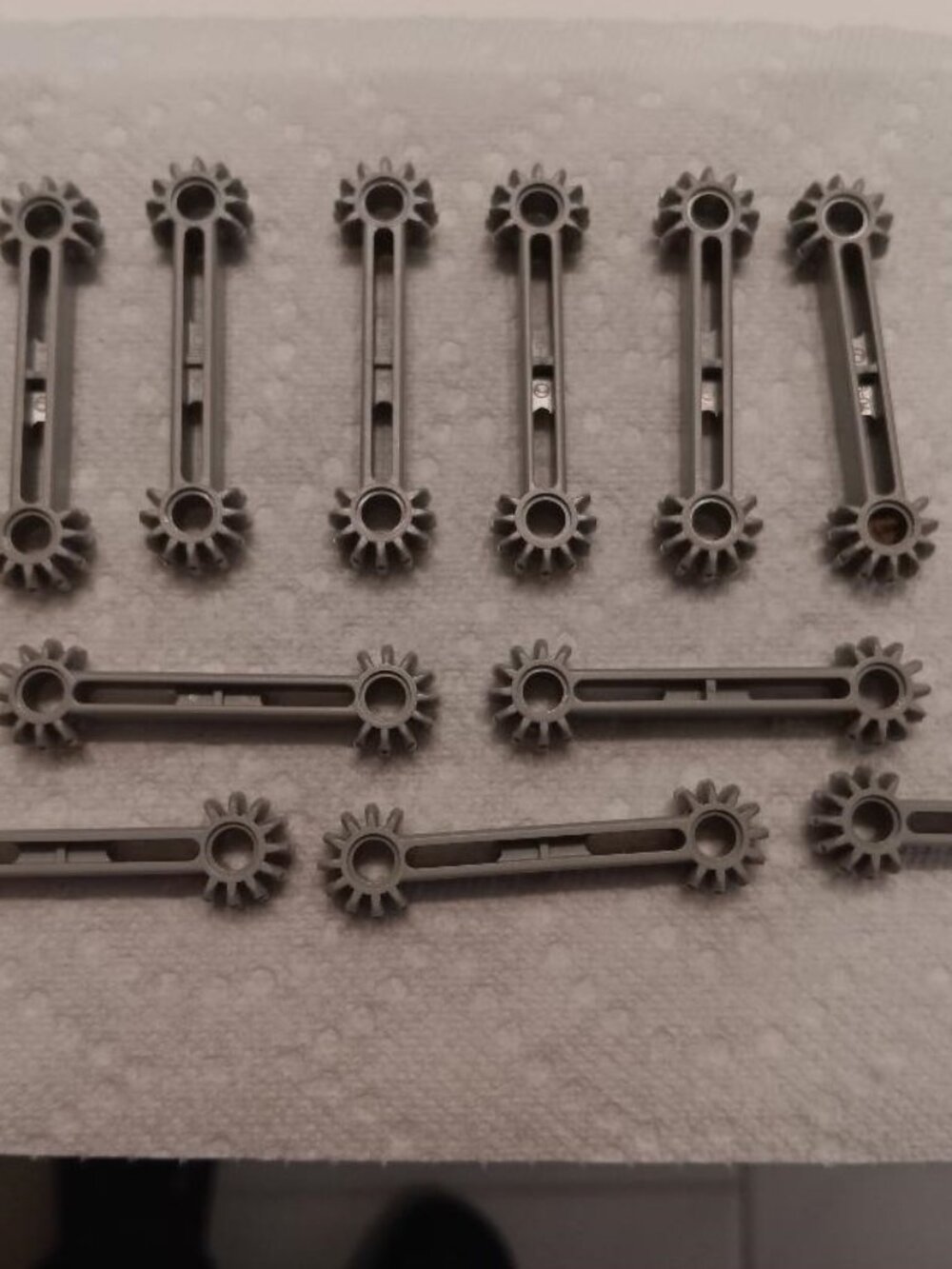 11 Pcs Lego Bionicle Technic Arm w Gear Ends w 9 Tooth Bevel Gear Ends Parts #41